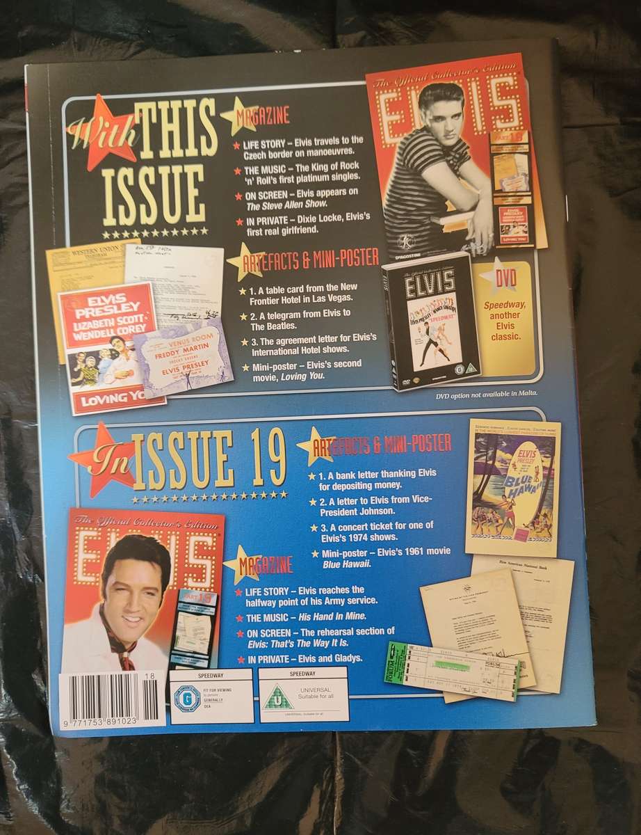 DEAGOSTINI THE OFFICIAL COLLECTOR'S EDITION ELVIS PRESLEY PART 18