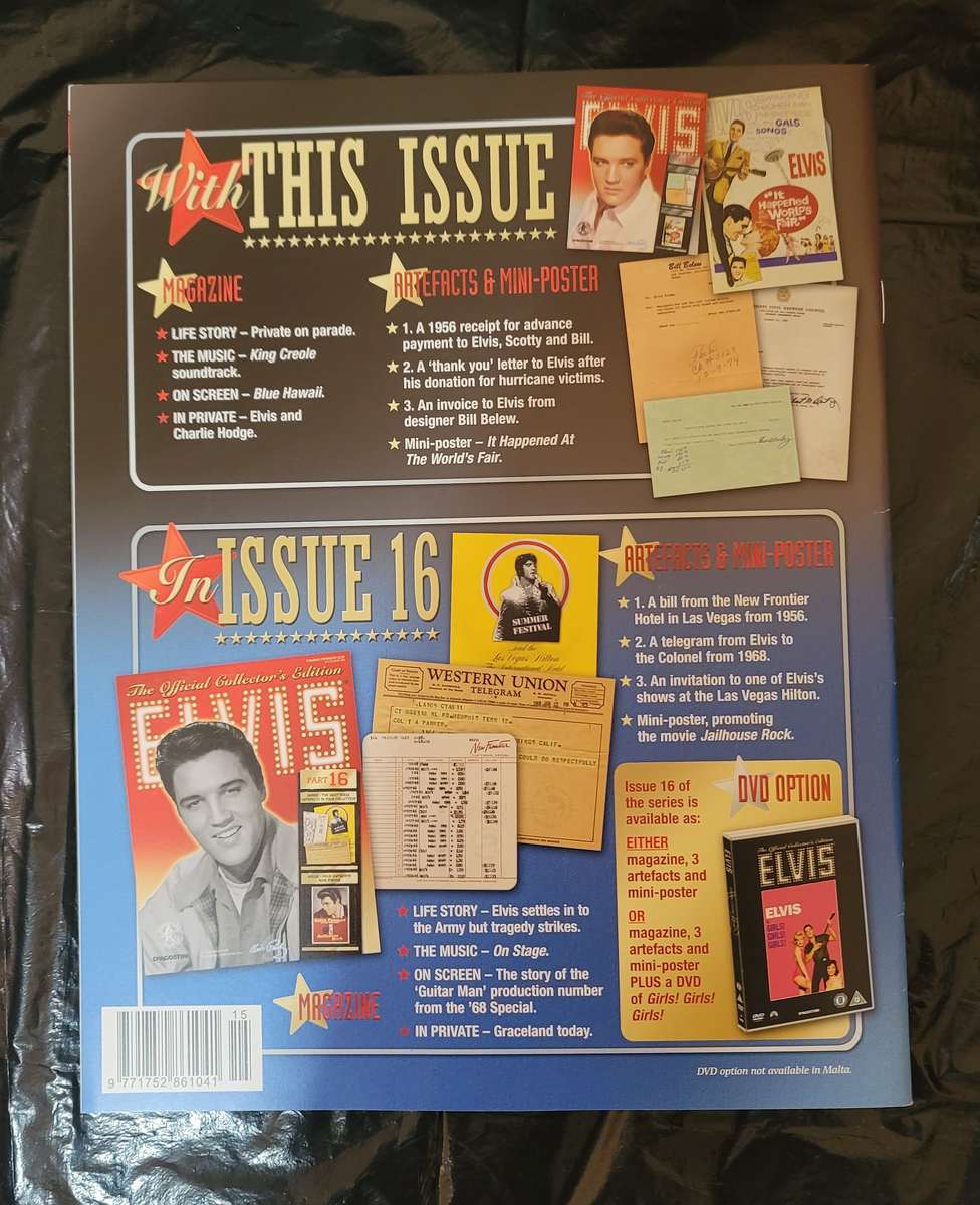DEAGOSTINI THE OFFICIAL COLLECTOR'S EDITION ELVIS PRESLEY PART 15