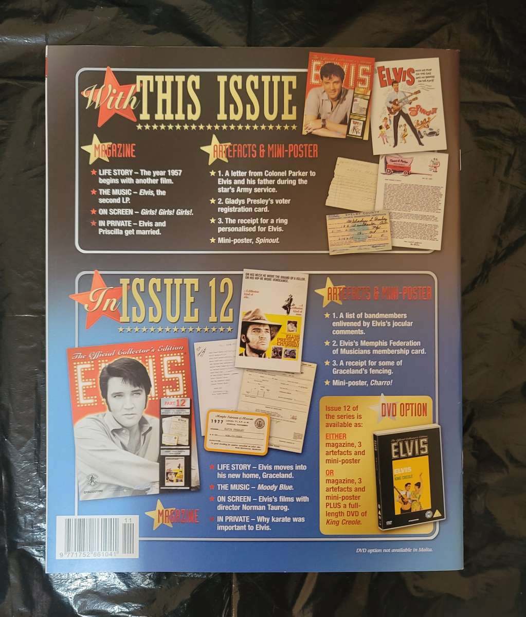 DEAGOSTINI THE OFFICIAL COLLECTOR'S EDITION ELVIS PRESLEY PART 11