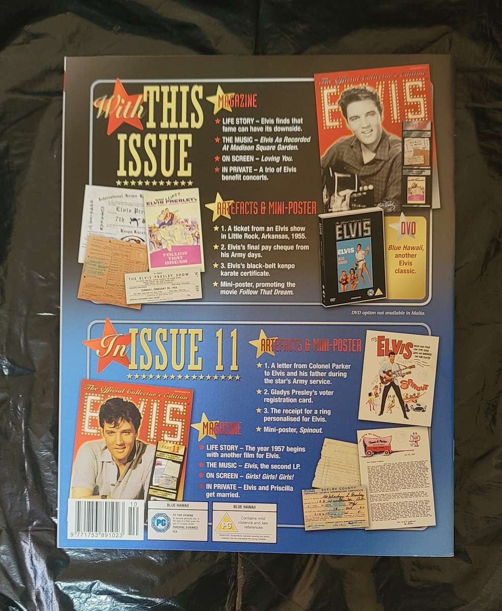 DEAGOSTINI THE OFFICIAL COLLECTOR'S EDITION ELVIS PRESLEY PART 10