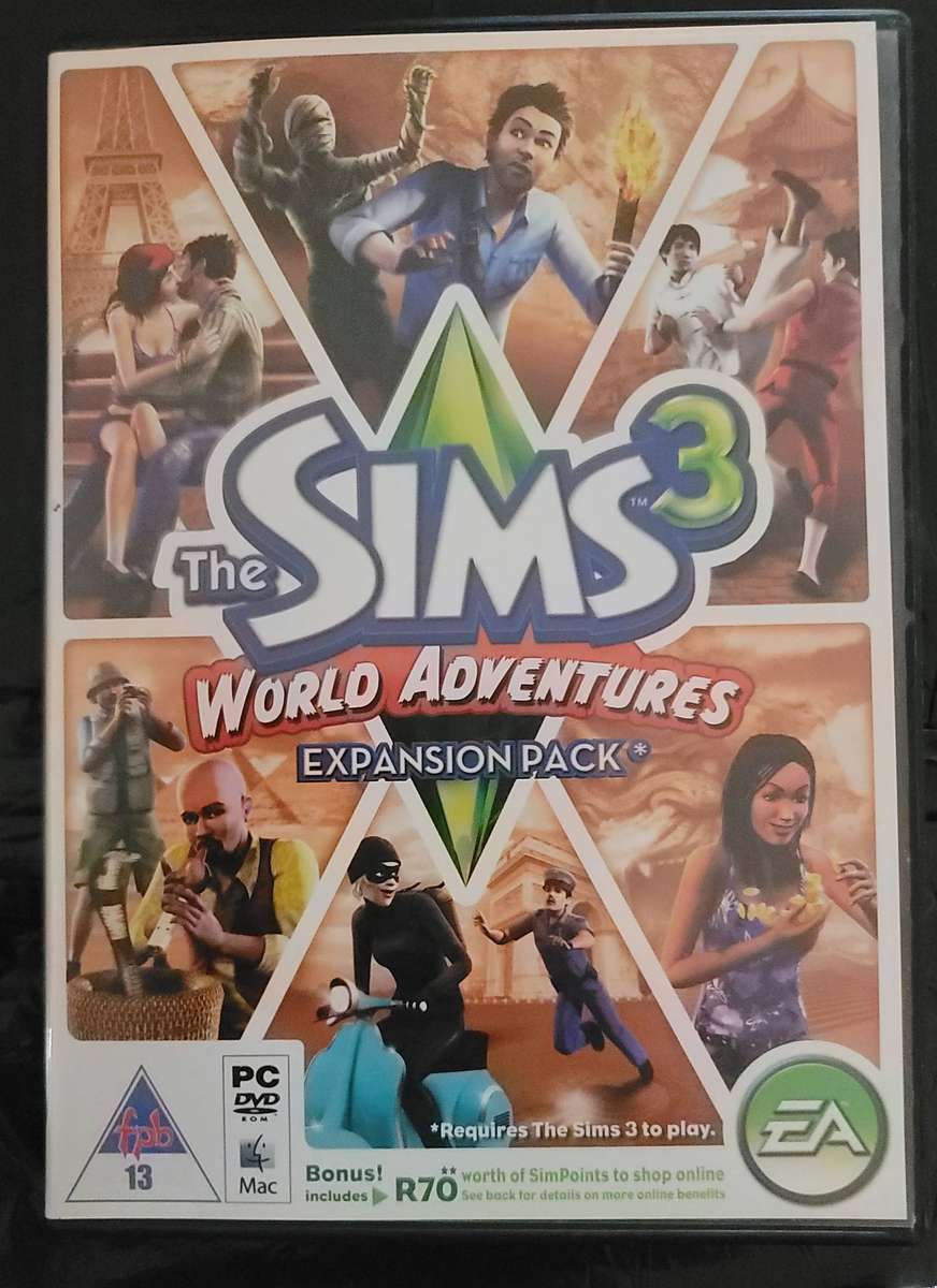 THE SIMS 3 WORLD ADVENTURES EXPANSION PACK PC GAME