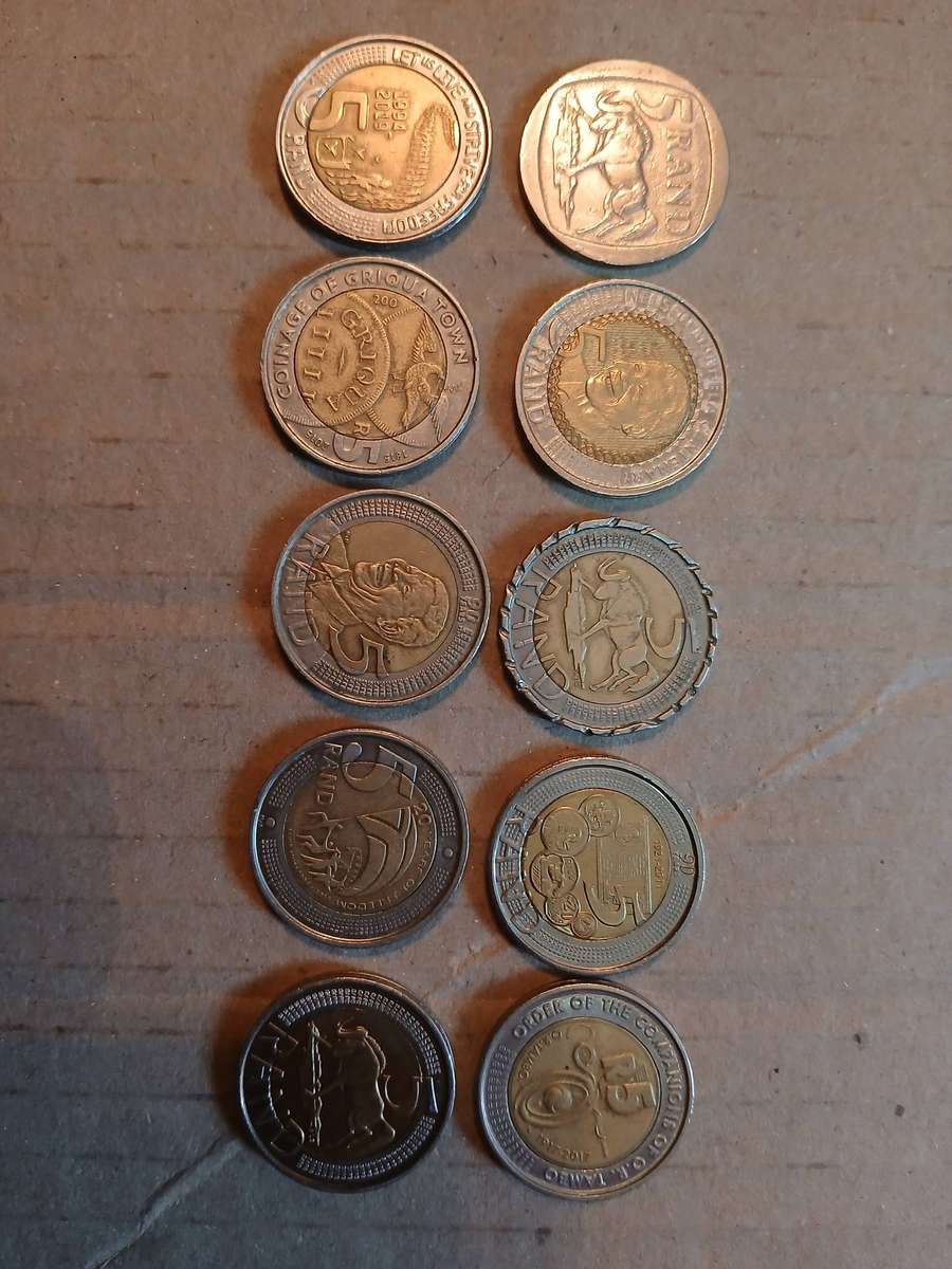 5 RAND COINS
