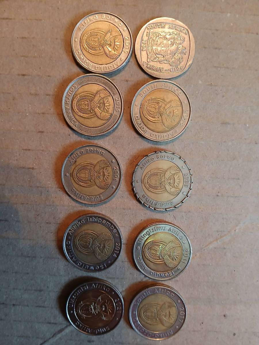 5 RAND COINS