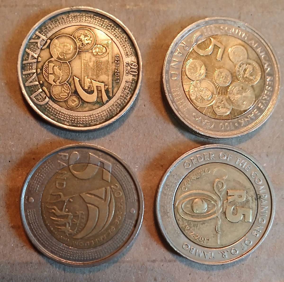 5 RAND COINS