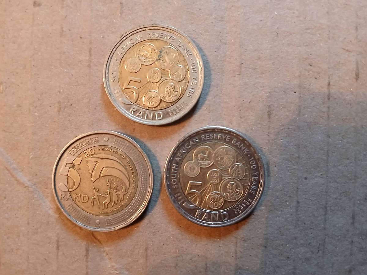 5 RAND COINS
