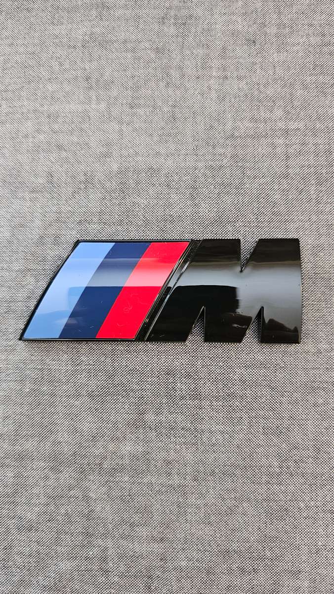BMW M Sport/M Tech 3D Black Metal Boot Badge
