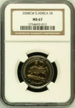 MS67 - 2008 Oom Paul Mintmark R5