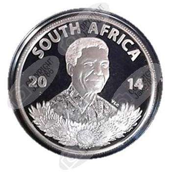 2014 Silver Proof R1 - Nelson Mandela - Life of a Legend Series