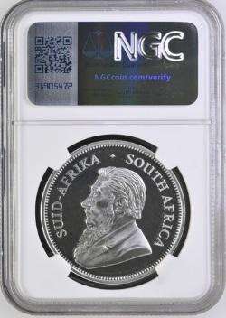 PF68 UC - 2017 Silver Proof 1oz Krugerrand - with 50 year privy mark