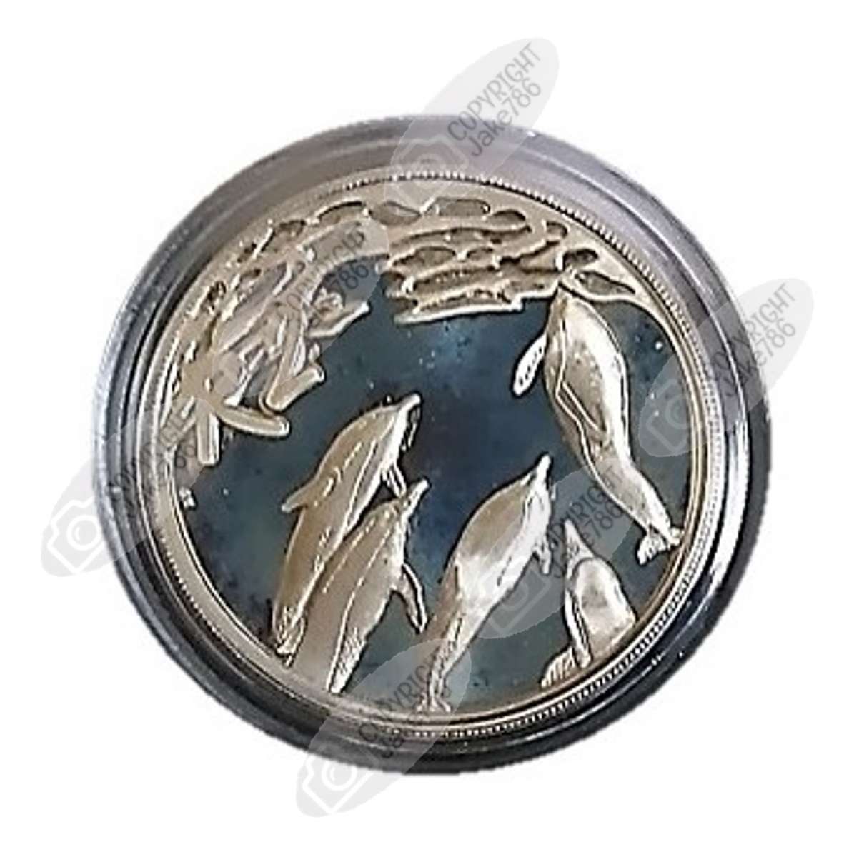 2001 Silver Proof R2 - Dolphins