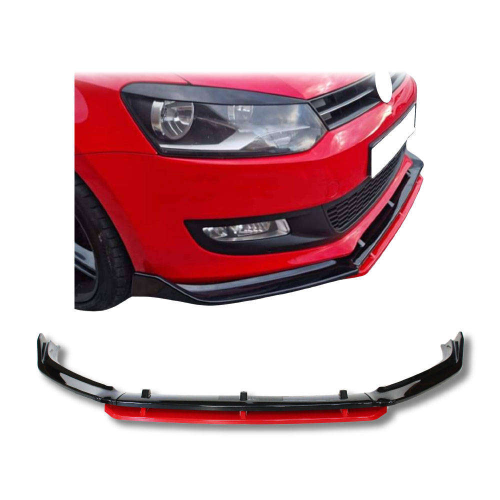 VW Polo 4 piece front lip (Polo 6 - 2019+)
