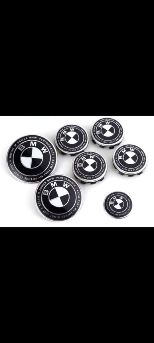 BMW 6 piece emblem set