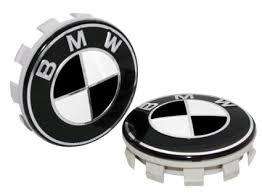 BMW black & White emblem set (8 piece set)