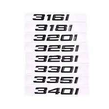 BMW model labels (sold each letter and number)