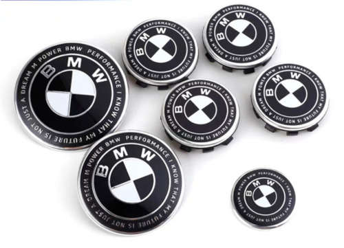 BMW 6 piece emblem set