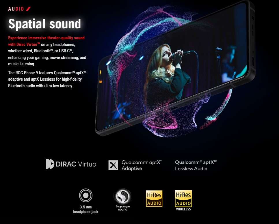 Asus Rog 9 Phone - 12GB RAM GAMING PHONE (Global Rom)