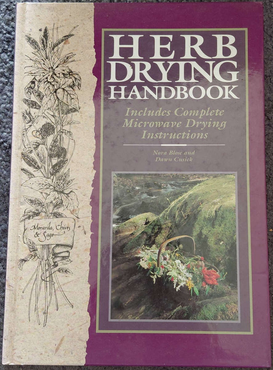 Herb drying handbook includes microwave instructions