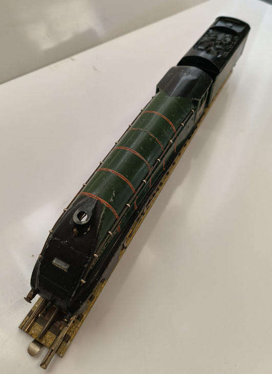 Vintage Hornby Dublo - A4  "Silver King" 3-rail Loco -4-6-2 (Lot 412)