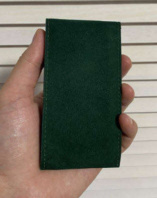 Rolex Green Felt Watch Pouch Storage Travel Case 50006036.64.