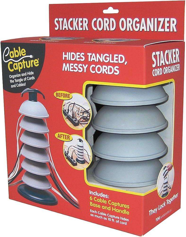 Cable Capture Stacker Cord Organizer brand new.