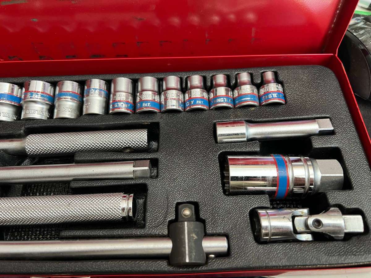 King Tony 3020MR Socket Set 3/8"DR Metric 6-22mm 12PCS.