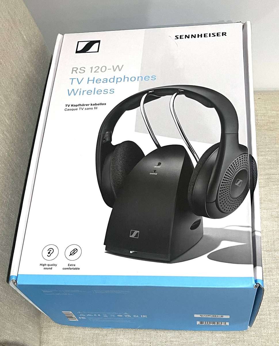 Sennheiser RS 120-W Wireless On-Ear German Headphones, as new.