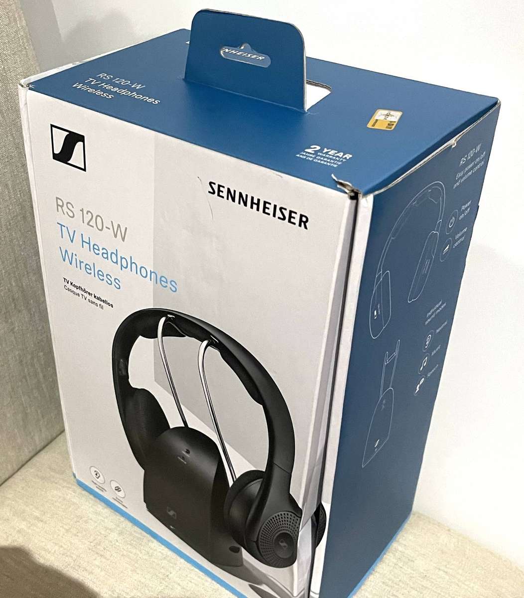 Sennheiser RS 120-W Wireless On-Ear German Headphones, as new.