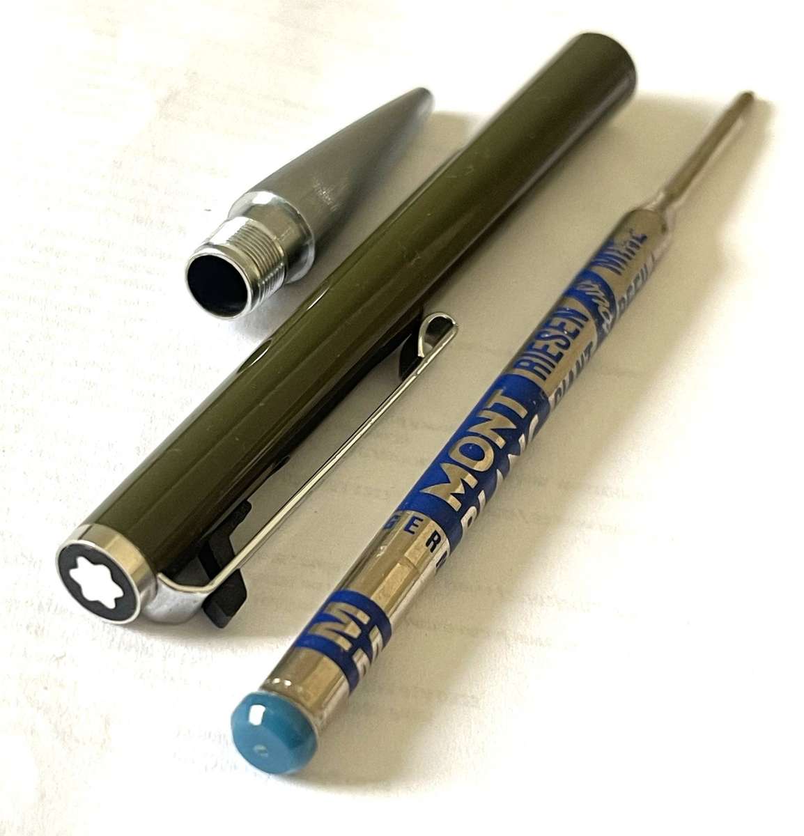 You don't see them often, Montblanc 780 Pen with new refill.