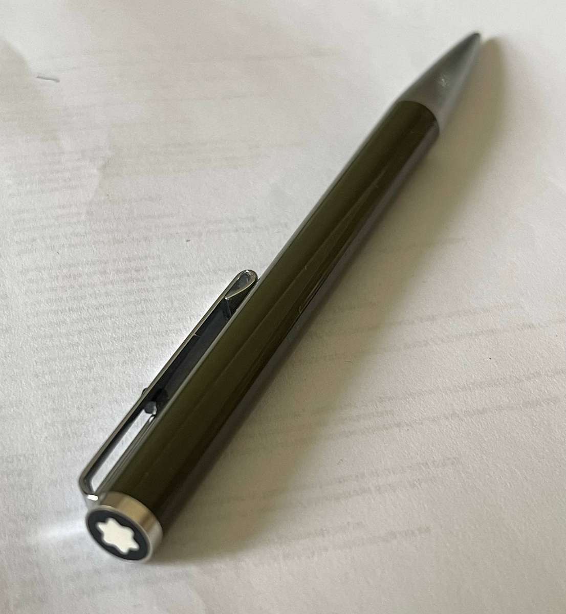 You don't see them often, Montblanc 780 Pen with new refill.