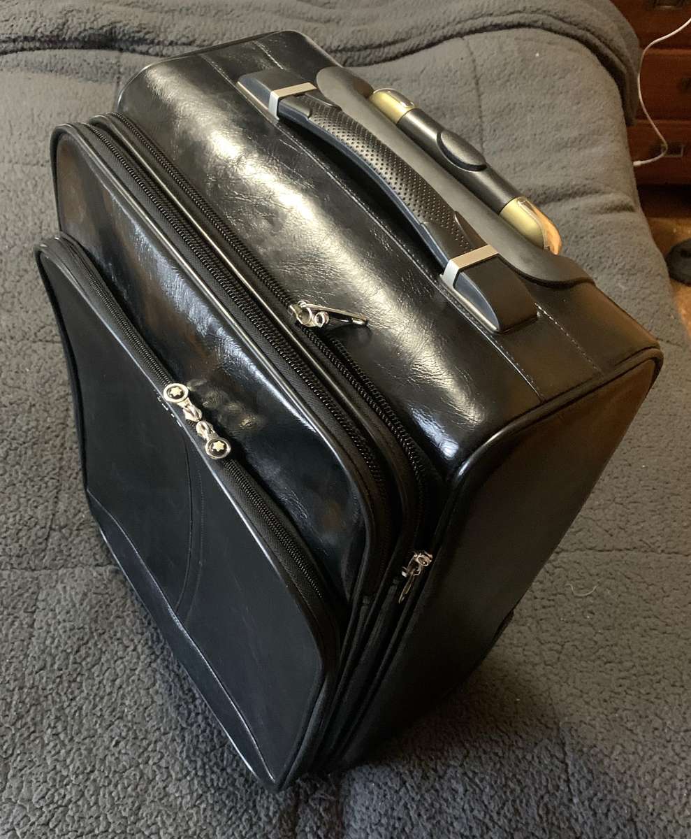 Trolley Laptop Cabin Luggage Bag, Overnight Bag branded Montblanc.