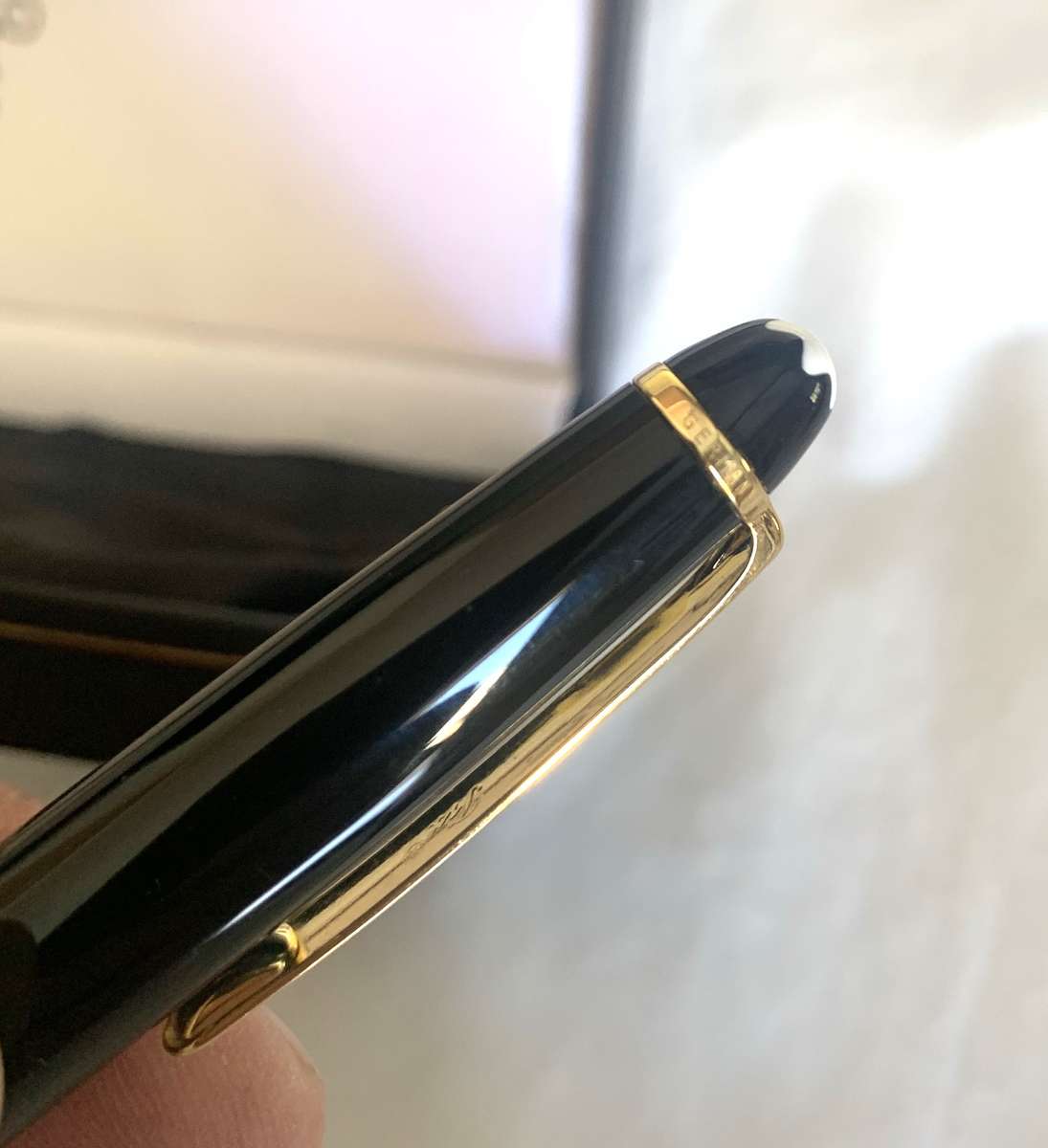 Montblanc Meisterstuck rollerball pen, Gold Coated Classique with box.