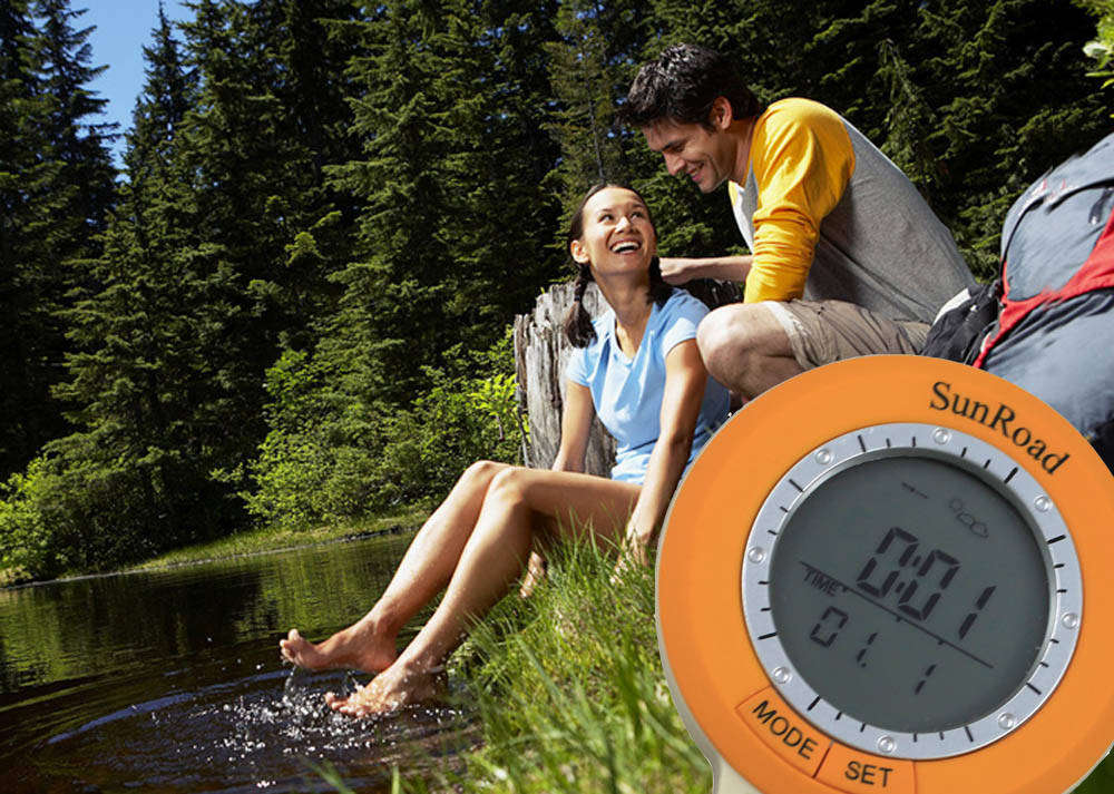 Sunroad SR108S Hiking Computer Compass, new in box..
