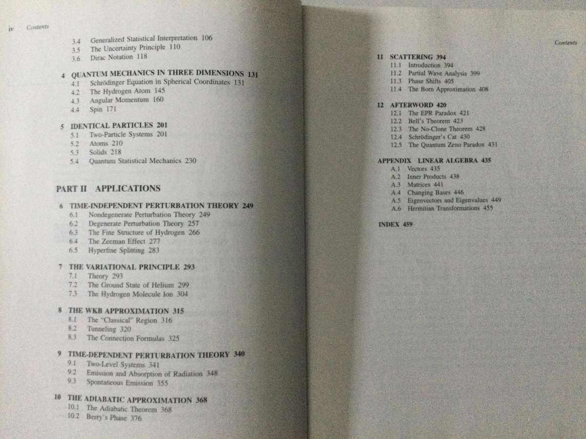 Introduction to Quantum Mechanics, International Edition, Secon Edition, 2005, David J. Griffiths