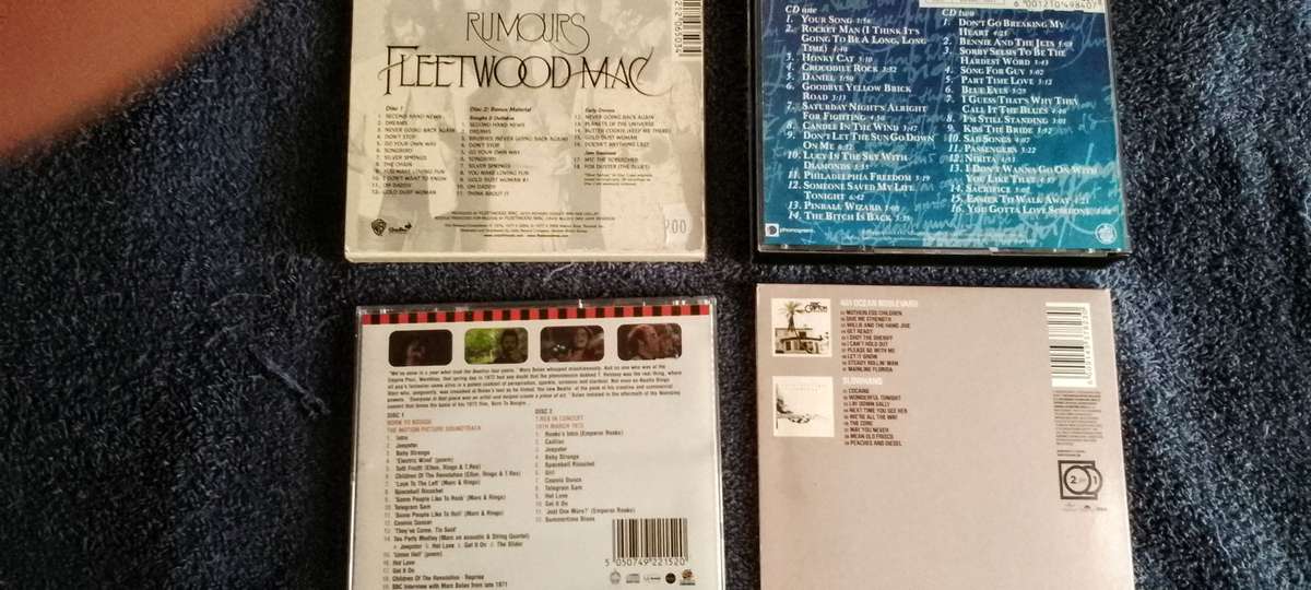 CD Combo: Marc Boland T.Rex, Elton John, Fleetwood Mac, Eric Clapton (All Double Discs)