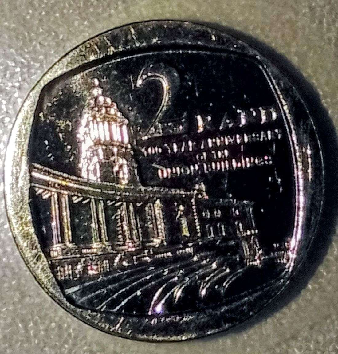 Red file with ERROR/ CRACKED DIE R2 coins and commemorative R5 coins