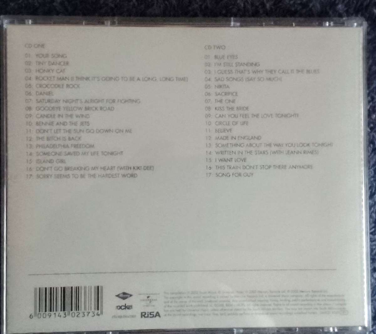 Elton John Greatest Hits 1970 - 2002 2CD