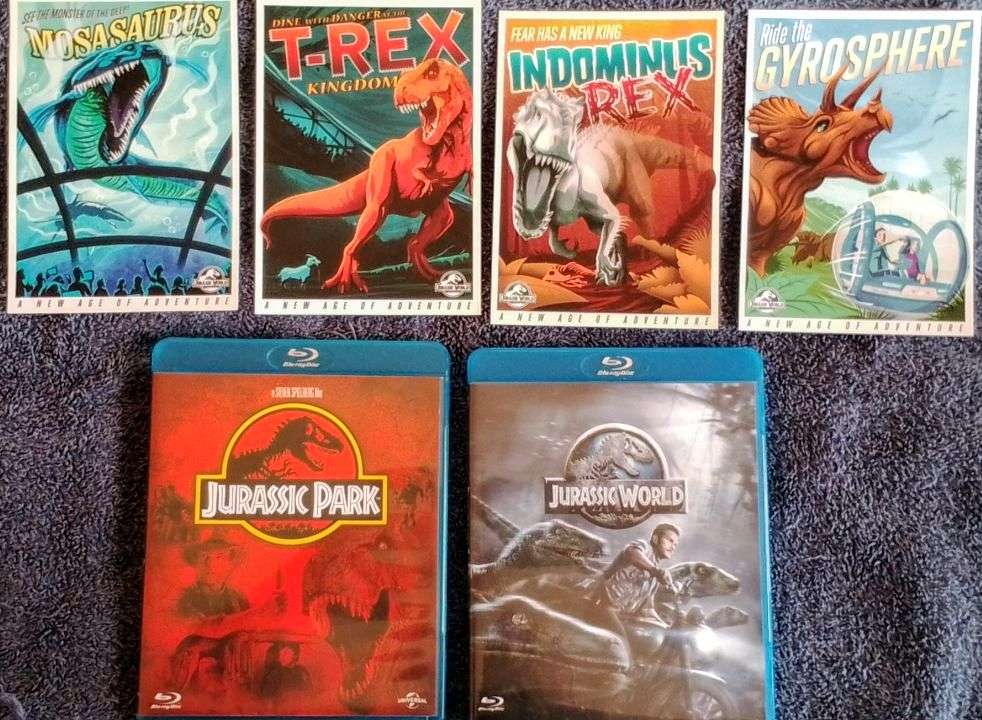 Jurassic park + Jurassic world