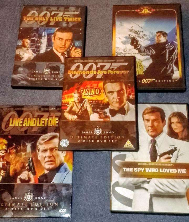 James Bond DVD collection 5 movies
