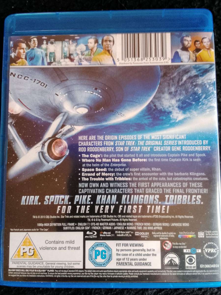 Star Trek the original series origins (5 episodes)