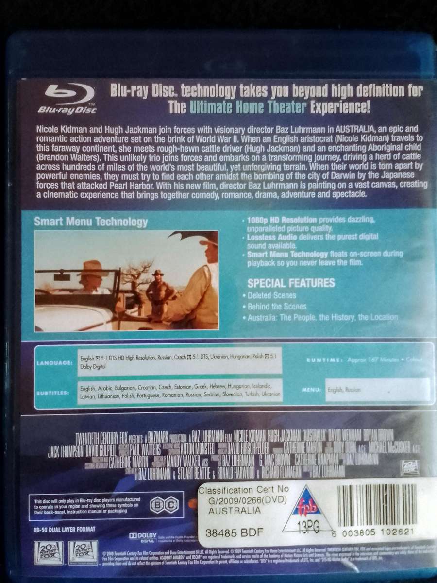 Australia (Hugh Jackman, Nicole Kidman)