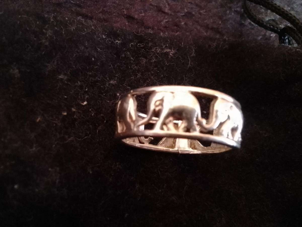 Elephant ring Sterling silver .925 (Q)