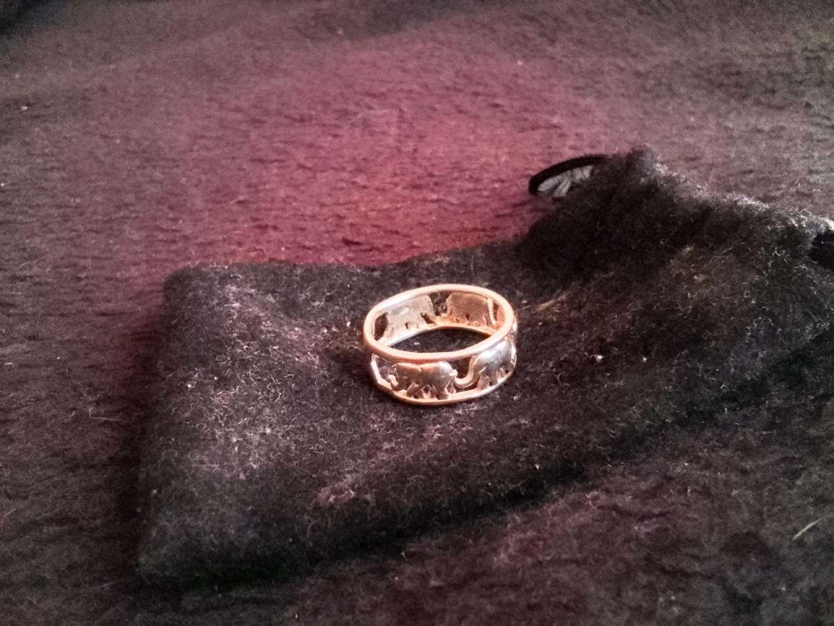 Elephant ring Sterling silver .925 (Q)