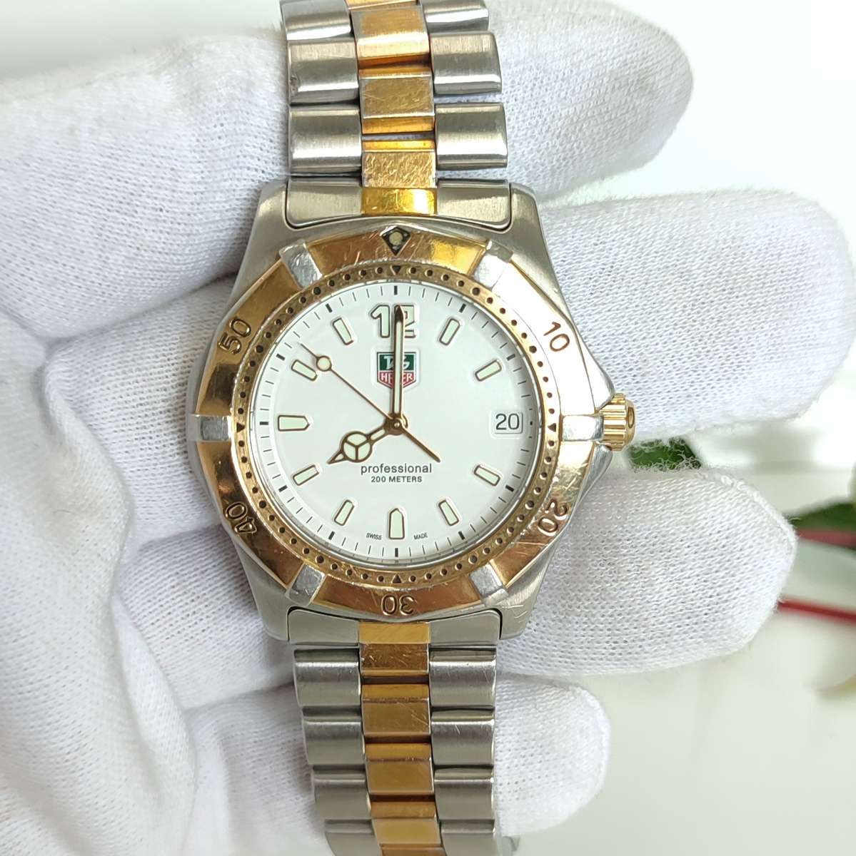 Two Tone Tag Heuer Professional 2000