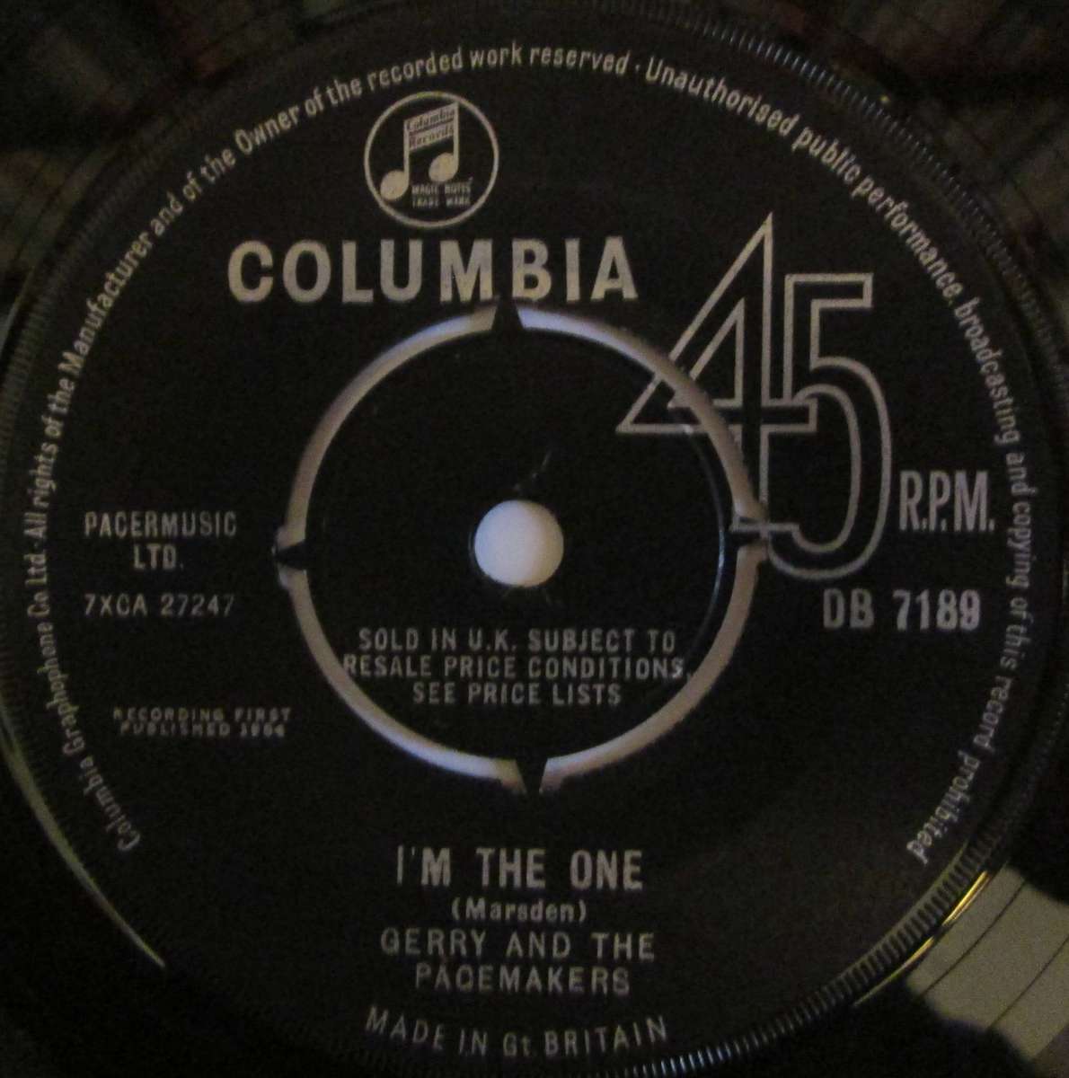GERRY AND THE PACEMAKERS - IM THE ONE / YOUVE GOT WHAT I LIKE (7 SINGLE/VINYL)