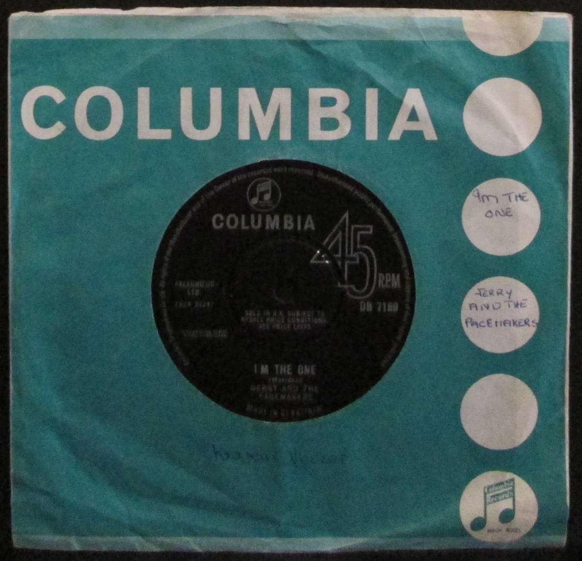 GERRY AND THE PACEMAKERS - IM THE ONE / YOUVE GOT WHAT I LIKE (7 SINGLE/VINYL)