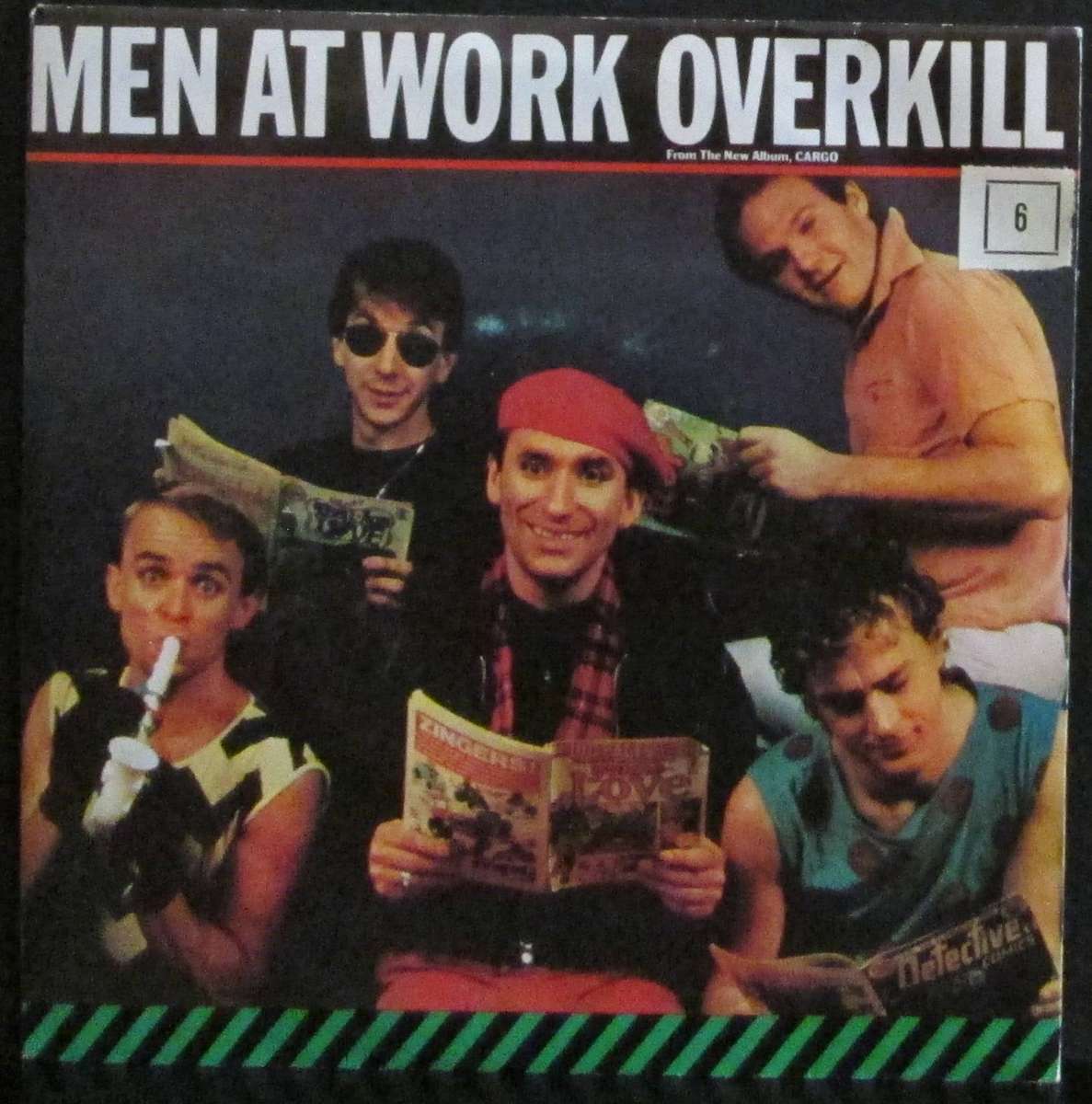 MEN AT WORK - OVERKILL / TILL THE MONEY RUNS OUT  (7 SINGLE/VINYL)
