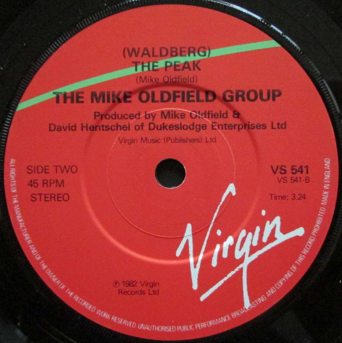 THE MIKE OLDFIELD GROUP - MISTAKE / (WALDBERG) THE PEAK  (7 SINGLE/VINYL)