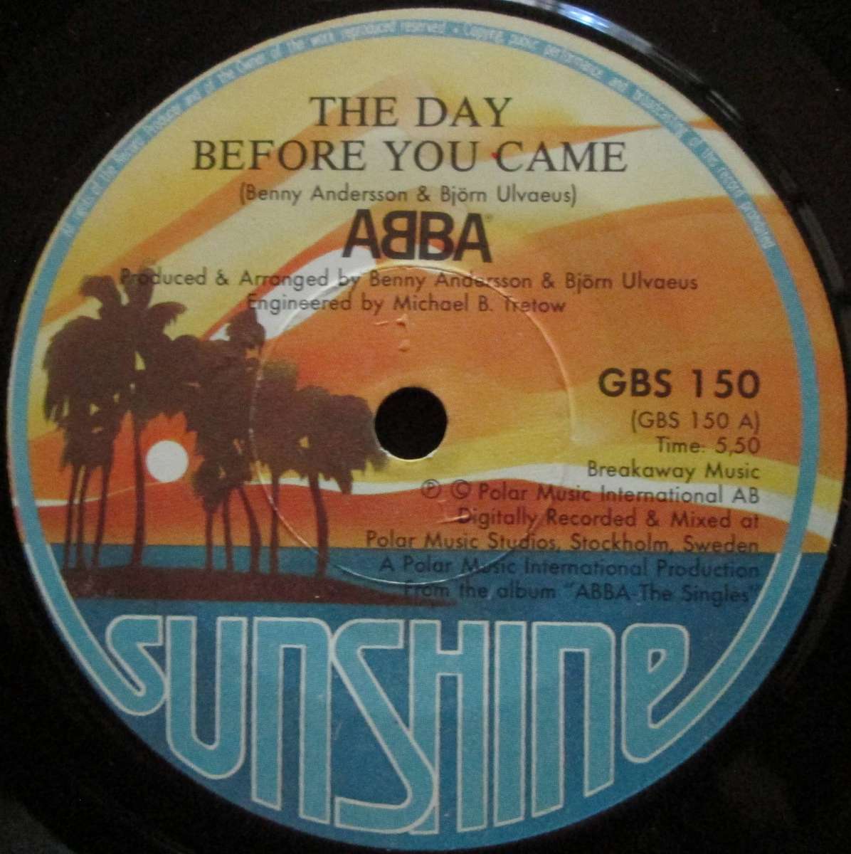 ABBA - THE DAY BEFORE YOU CAME / CASSANDRA (7 SINGLE/VINYL)