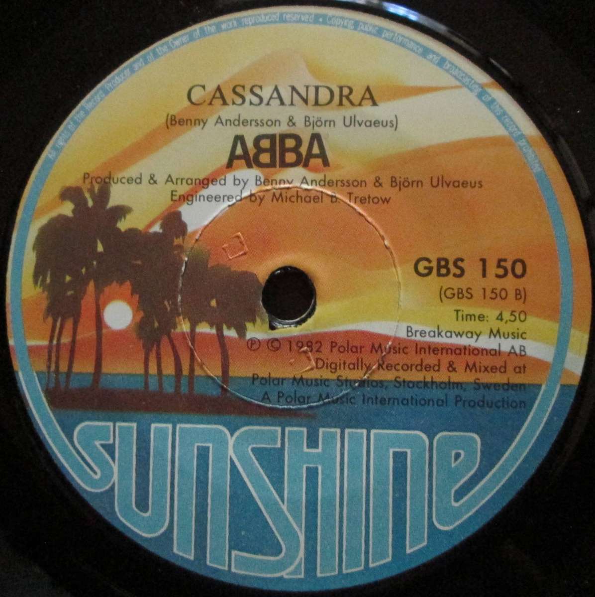 ABBA - THE DAY BEFORE YOU CAME / CASSANDRA (7 SINGLE/VINYL)