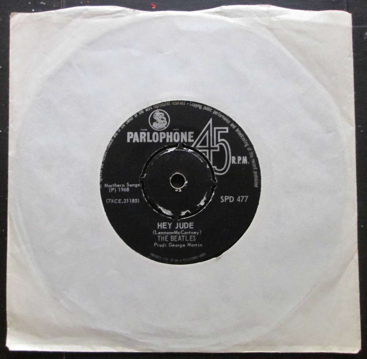 THE BEATLES - HEY JUDE / REVOLUTION (7 SINGLE/VINYL)